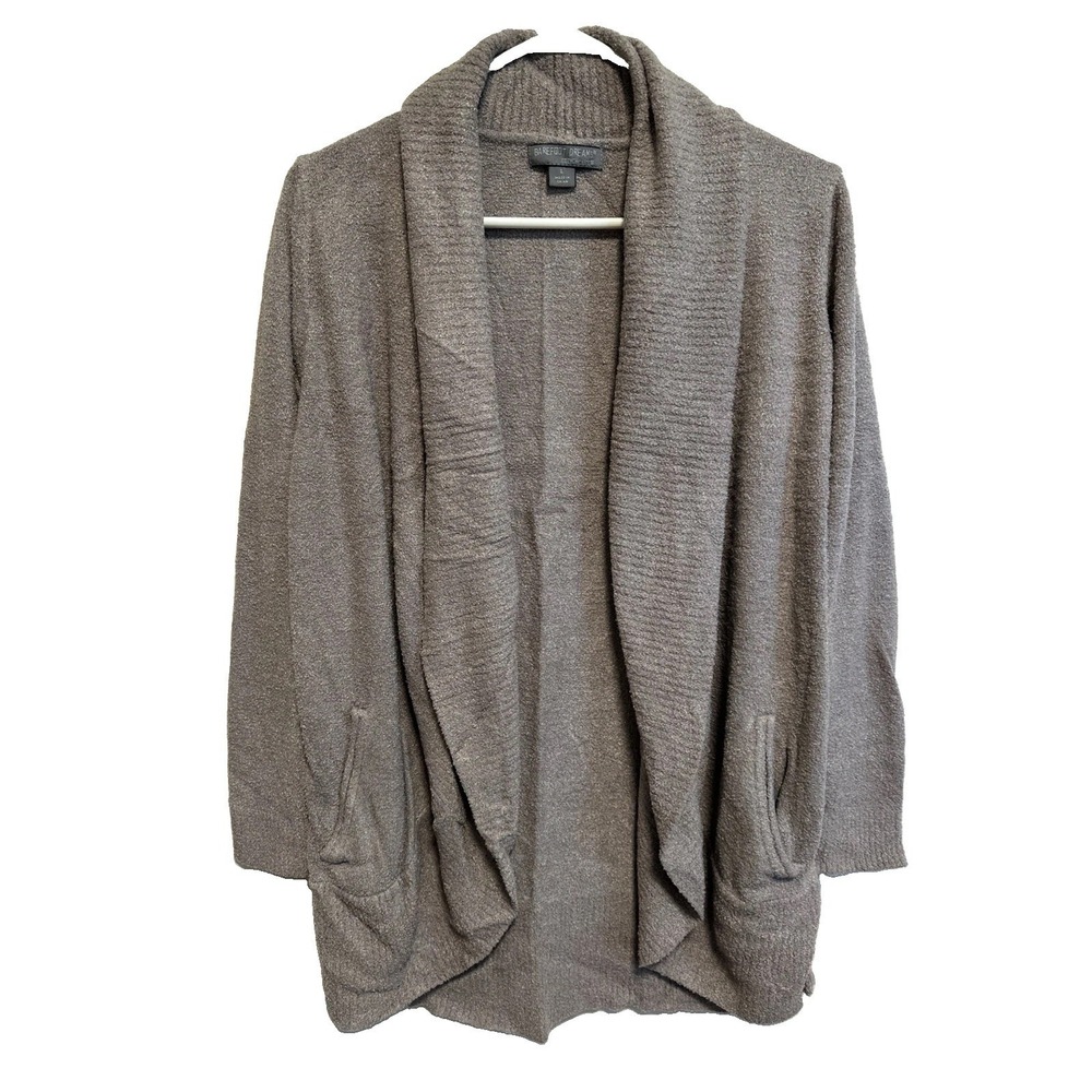 Barefoot Dreams CozyChic Lite Cardigan Sz Large Gray